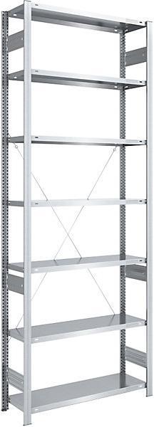 Actual product image eurokraft pro Storage boltless rack, galvanized, type light