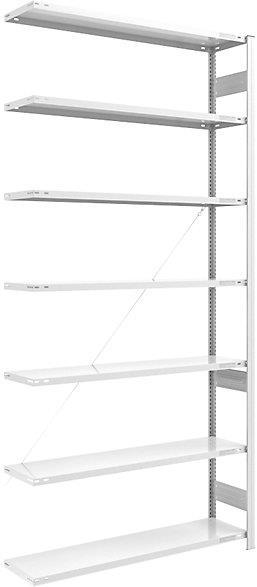 Actual product image eurokraft pro Large compartment boltless shelving, RAL 7035