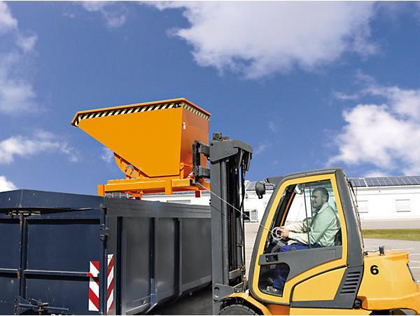 Actual product image eurokraft pro Heavy duty tipping container (1200 l)