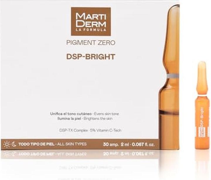 Actual product image Martiderm Pigment Zero DSP-bright 30 x 2ml ampoules (60 ml)