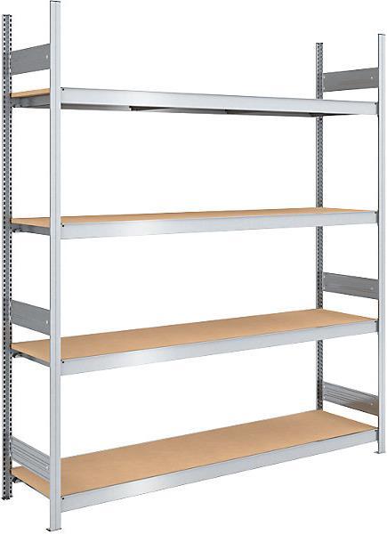 Produktbild kaiserkraft Grossfach-Steckregal mit Spanplatten