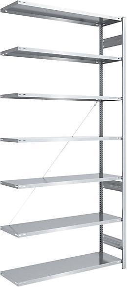 Actual product image eurokraft pro Large compartment boltless shelving, galvanized