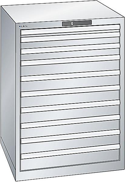 Image du produit Lista Meuble à tiroirs, en tôle d'acier (71.70 cm, 100 cm)