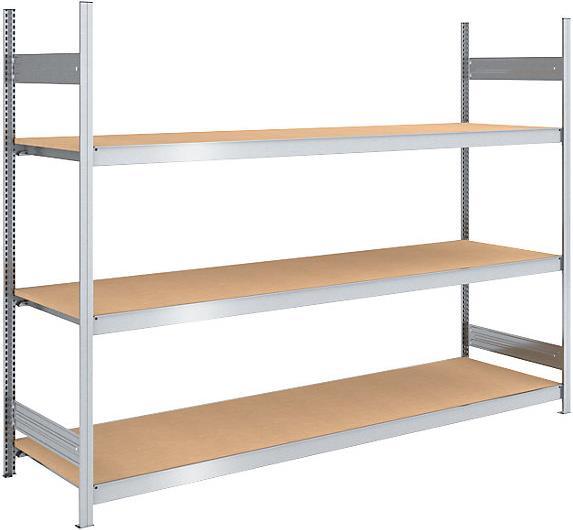 Produktbild kaiserkraft Grossfach-Steckregal mit Spanplatten