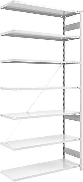 Actual product image eurokraft pro Large compartment boltless shelving, RAL 7035