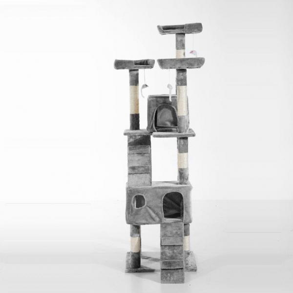 Immagine prodotto PawHut Sabrina (170 cm, Grigio beige)