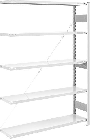Actual product image eurokraft pro Heavy duty boltless shelving, RAL 7035