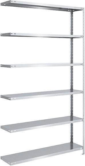 Actual product image eurokraft pro Screw shelf unit, lightweight construction, galvanized