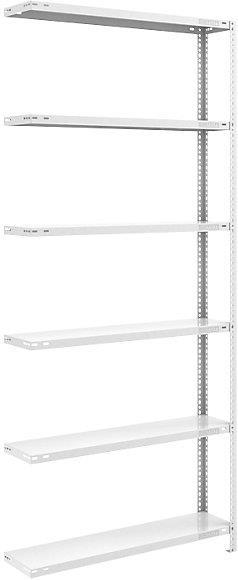 Actual product image eurokraft pro Bolted shelving, light construction, plastic coated