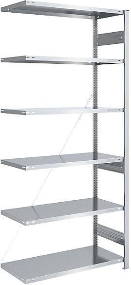 Actual product image eurokraft pro Heavy duty boltless shelving, galvanized