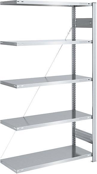 Actual product image eurokraft pro Boltless storage rack, galvanised, medium duty design