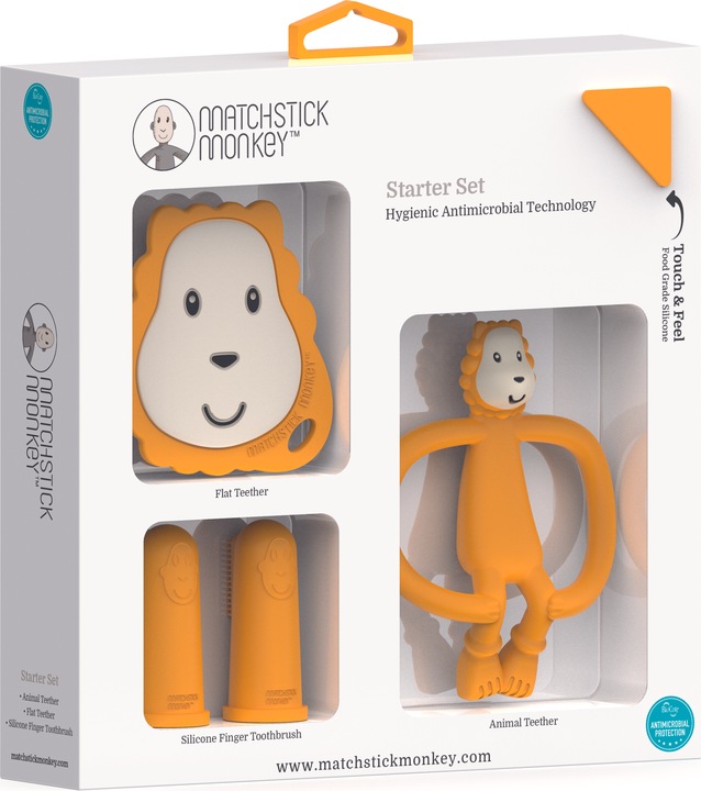Productafbeelding Matchstick Monkey Bijtring 'Ludo Leeuw' Startset 4 stuks