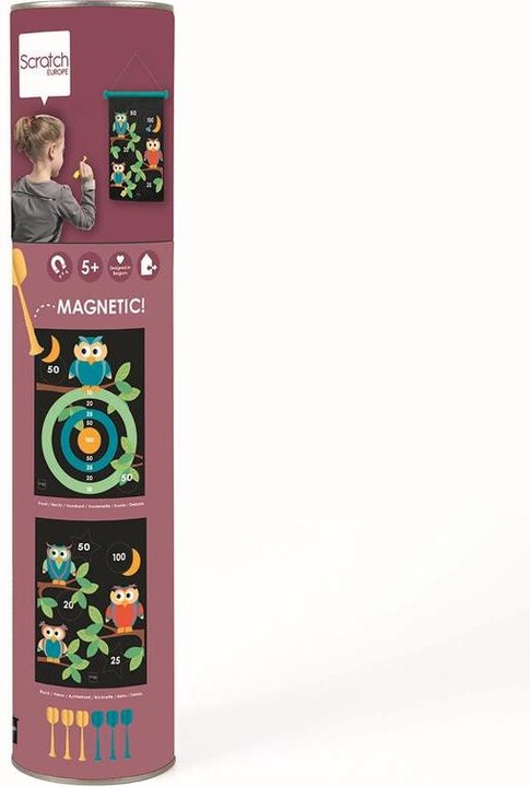 Actual product image Scratch Magnet dart game owl medium (1 x)