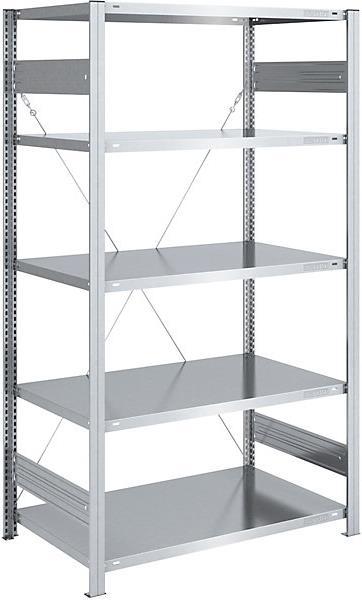 Actual product image eurokraft pro Boltless storage rack, galvanised, medium duty design