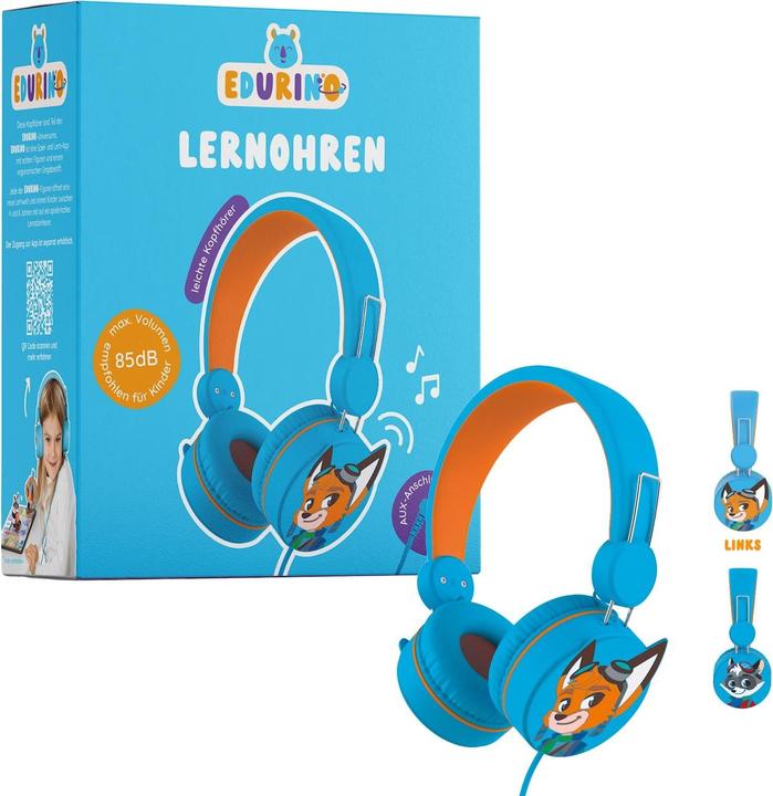 Produktbild Edurino Kopfhörer blau, d