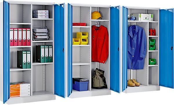 Actual product image eurokraft basic Steel cabinet with base (91.50 cm, 183 cm)