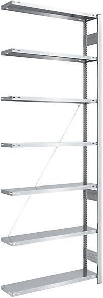 Actual product image eurokraft pro Boltless storage rack, galvanised, medium duty design