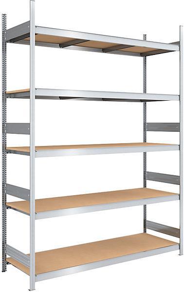 Produktbild kaiserkraft Grossfach-Steckregal mit Spanplatten