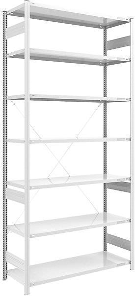 Actual product image eurokraft pro Large boltless shelving unit, RAL 7035