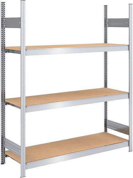 Produktbild kaiserkraft Grossfach-Steckregal mit Spanplatten