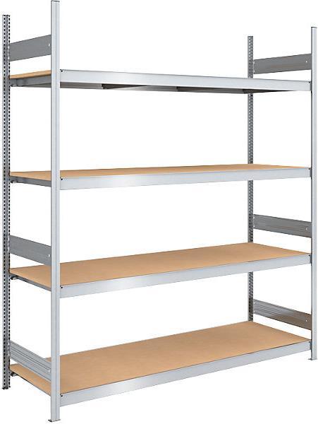 Produktbild kaiserkraft Grossfach-Steckregal mit Spanplatten