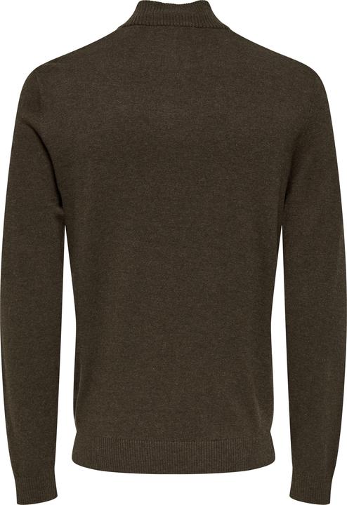 Produktbild Only & Sons Onsloui Reg 12 Mel Half Zip Knit Noos (XS)