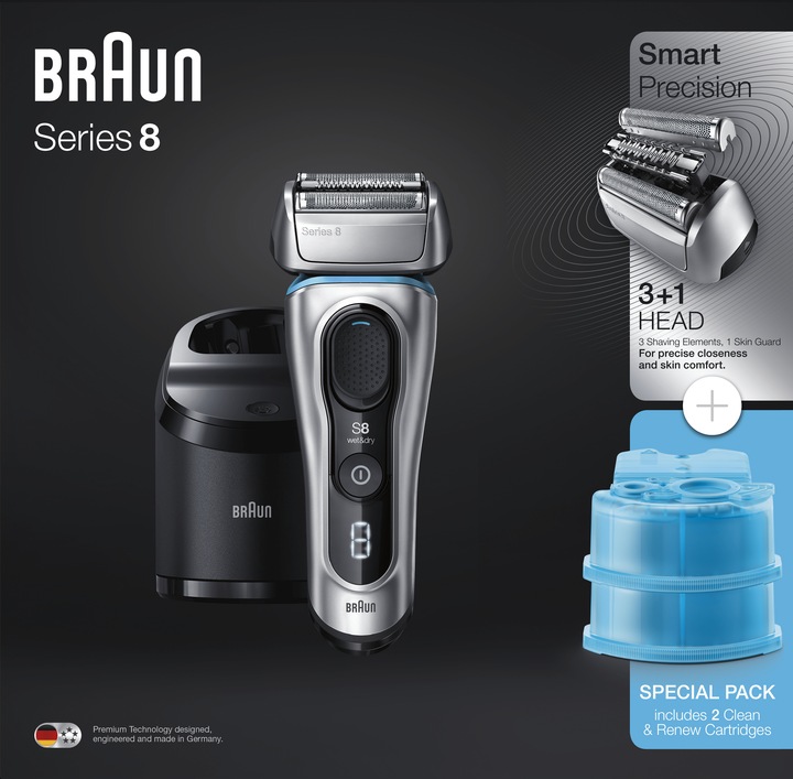 Actual product image Braun Series 8 837CC Next Generation Electric Shaver