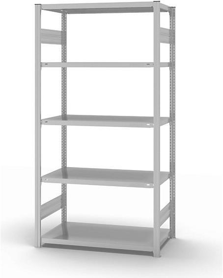 Actual product image eurokraft pro System boltless shelving, plastic coated