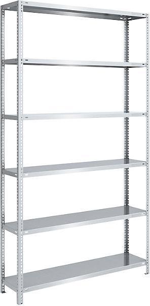 Actual product image eurokraft pro Heavy-duty screw-on shelving, galvanised