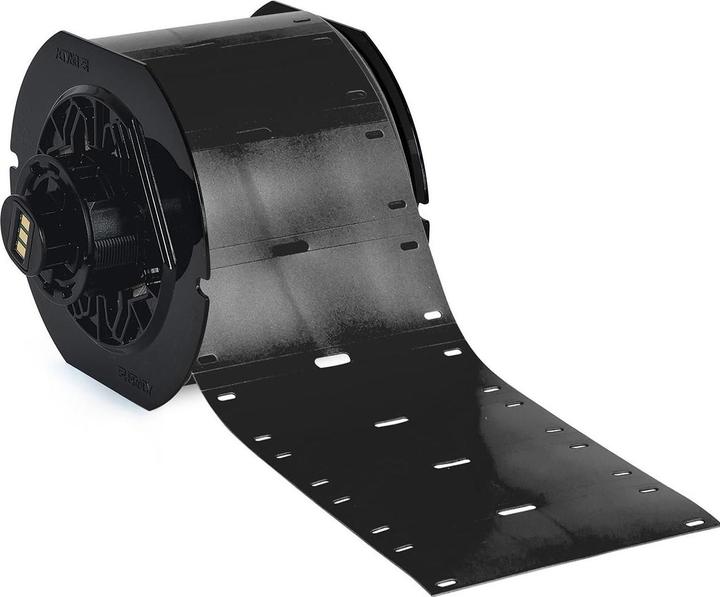 Productafbeelding Brady B33-75x25-7643-BK, Heatex etiketten, zwart, mat, 75,00 x 25,00 mm, voor BBP33, i3300, i5300