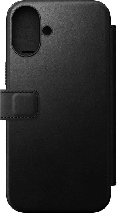 Immagine prodotto Nomad Folio moderno in pelle - Nero - iPhone 16 Plus (Apple iPhone 16 Plus)