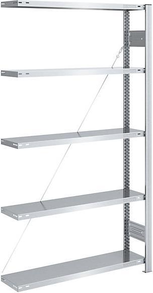 Actual product image eurokraft pro Storage boltless shelving, galvanized, medium-heavy design