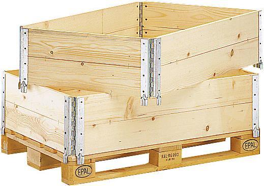 Produktbild kaiserkraft Holzaufsatzrahmen für Palette im Euroformat