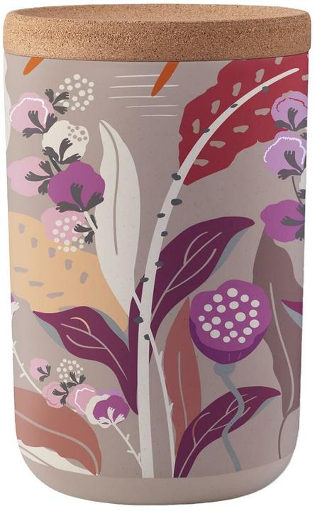 Chic.Mic BioLoco Vorratsdose Magic Flower L, 1 l, Grau/Mehrfarbig (1 l)