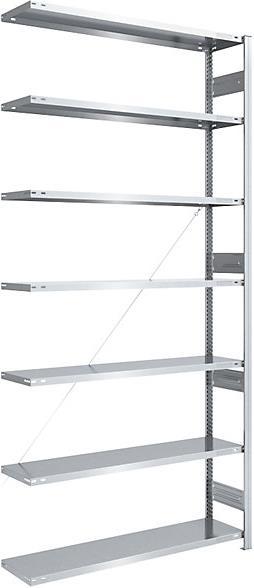 Image du produit eurokraft pro Rayonnage sans vis pour charges lourdes, galvanisé
