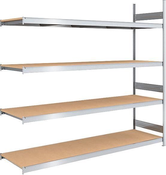 Produktbild kaiserkraft Grossfach-Steckregal mit Spanplatten