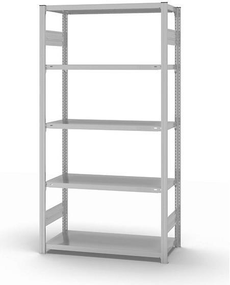 Actual product image eurokraft pro System boltless shelving, plastic coated