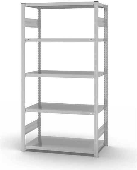 Actual product image eurokraft pro System boltless shelving, medium-heavy construction, plastic coated