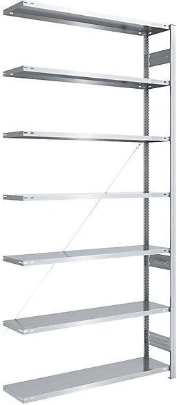 Actual product image eurokraft pro Large compartment boltless shelving, galvanised