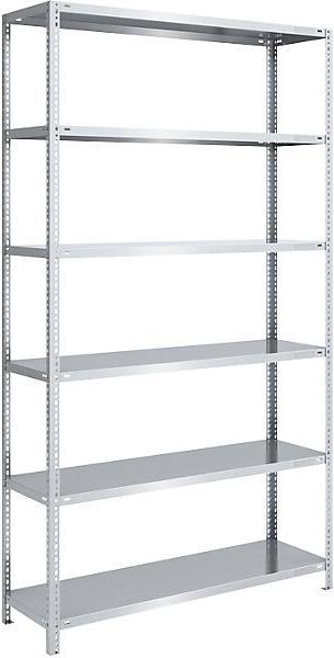 Actual product image eurokraft pro Heavy duty bolted shelving unit, galvanised