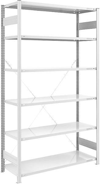 Produktbild eurokraft pro Grossfach-Steckregal, RAL 7035