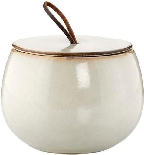Immagine prodotto Lene Bjerre Stoccaggio Amera Ø 13.5 cm, Bianco sabbia (10,5 x 13,5 cm)