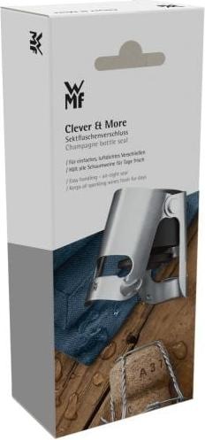 Productafbeelding WMF Champagne Champagne flessenstop Clever&More Roestvrij staal mat (Champagne sluiting)