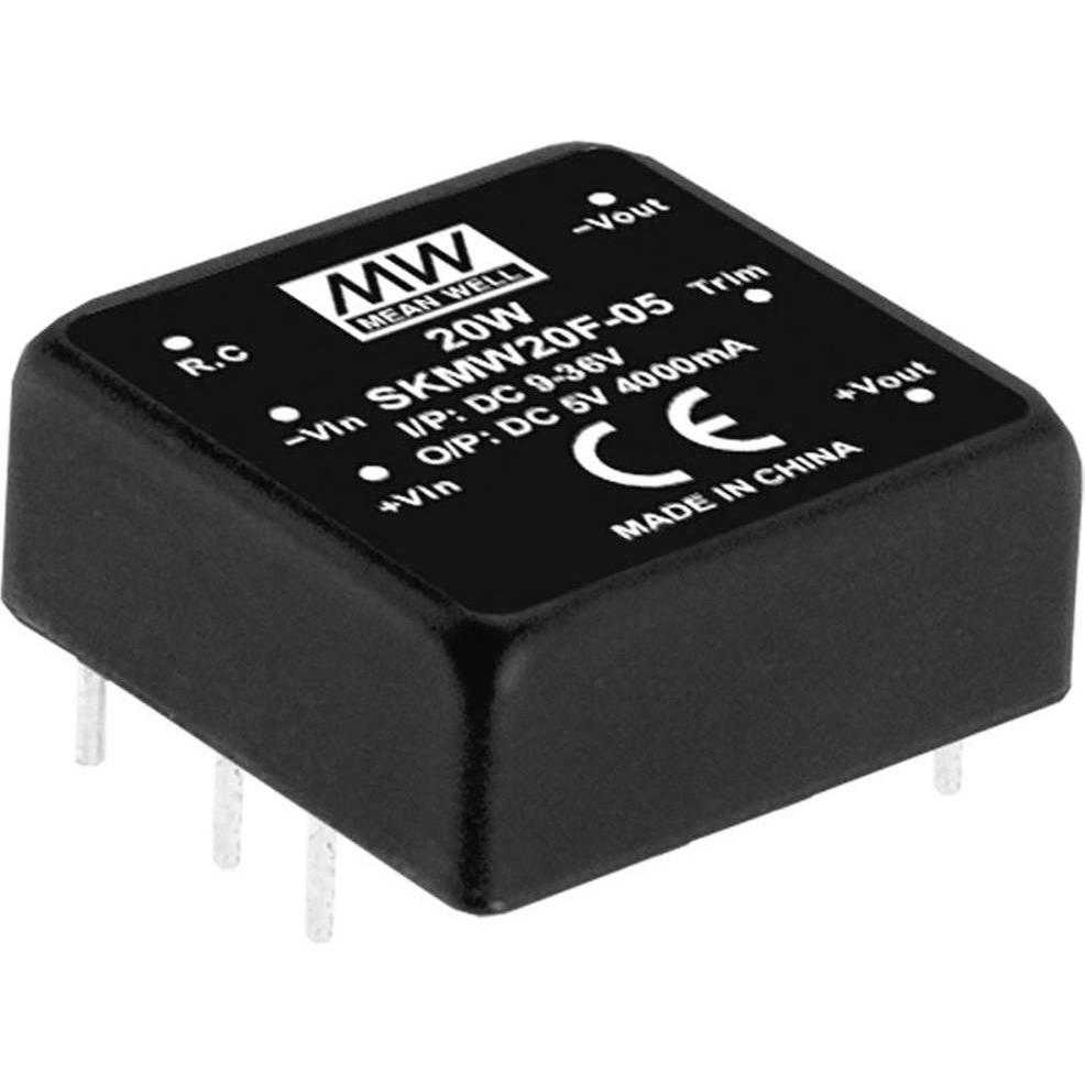 MeanWell, Convertitore di tensione, MEAN WELL SKMW20F-12, 20 W, 12 V, RoHS, 18 g, 300 Stück(e)