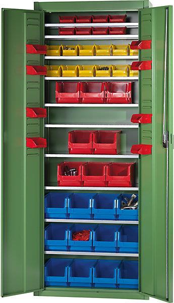 Actual product image Mauser Magazine cabinet with open fronted storage bins
