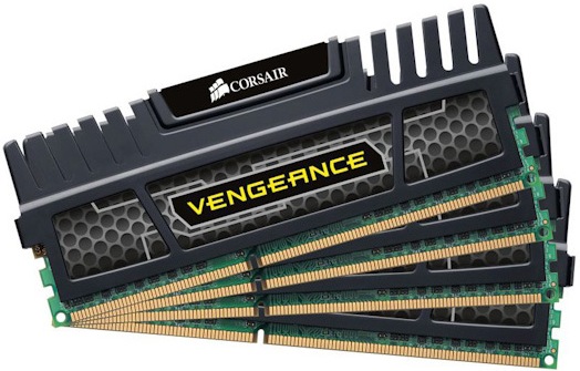 Corsair Vengeance (4 x 8GB, 1600 MHz, DDR3-RAM, DIMM)
