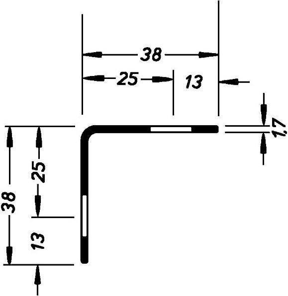 Immagine prodotto kaiserkraft Profilo angolare in acciaio per sistema modulare