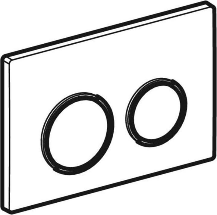 Produktbild Geberit betj. Omega20 - krom/mat/krom