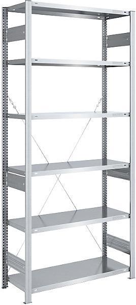 Actual product image eurokraft pro Boltless storage rack, galvanised, medium duty design