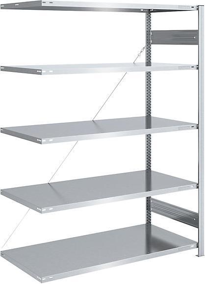 Produktbild eurokraft pro Grossfach-Steckregal, verzinkt